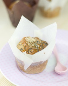 Receta Muffins light de fresa