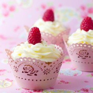 Receta Enamorada a los 27 (Cupcakes de Limón y Frambuesas de Peggy Porschen, ¡adaptada para 4 cupcakes!)