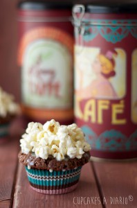 Receta Brownie & palomitas cupcakes y sorteo!