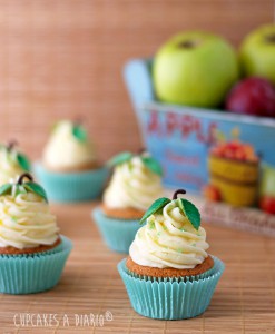 Receta Cupcakes de manzana asada y dátiles
