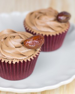 Receta Cupcakes de dátiles con chocolate