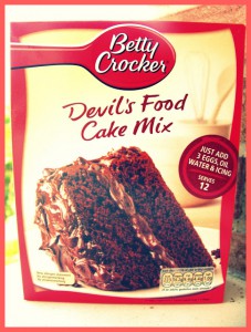 Receta Análisis del Devil´s Food Cake de Betty Crocker