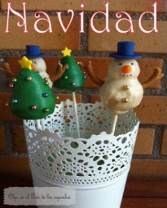 Receta Cakepops Navideños