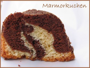 Receta Marmorkuchen