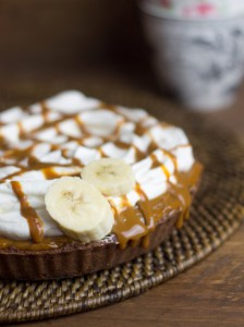 Receta Banoffe Pie (Platano + nata + dulce de leche = AMOR!)