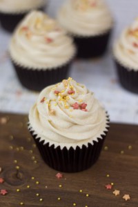 Receta Cupcakes navideños (y súper jugosos) de jengibre, sorteo y ¡¡¡Qué feliz soy!!!