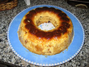 Receta puding de Panettone