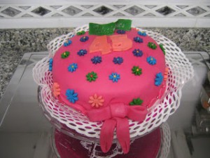 Receta Tarta floral