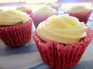 Receta Apple-Carrot Cupcakes