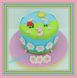 Receta TARTA PEPPA PIG PARA NURIA