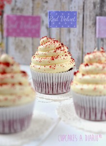 Receta Red velvet cupcakes by Bea Roque en Cupcakes a diario
