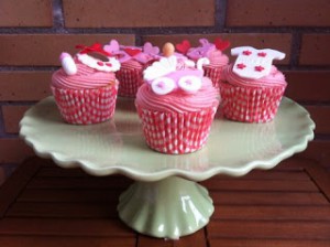 Receta Cupcakes para un nacimiento