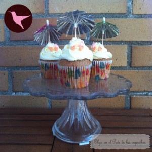 Receta Hummingbird cupcakes