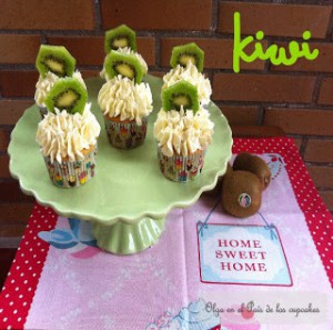 Receta Cupcakes de Kiwi