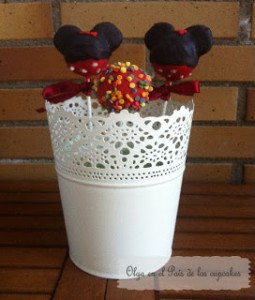 Receta Cakepops Minnie Mouse