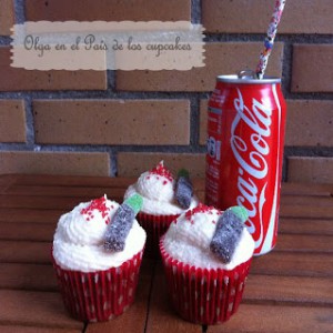 Receta Cupcakes de coca-cola