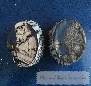 Receta Cupcakes Star Wars