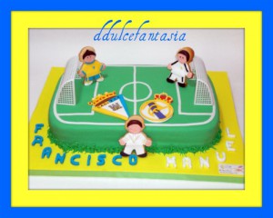 Receta TARTA CAMPO DE FÚTBOL Y FECHA DE NUEVO CURSO