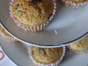 Receta MUFFINS CON PERLAS DE CHOCOLATE