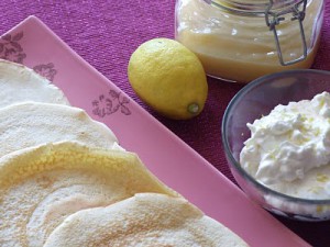 Receta CWK: CREPES CON LEMON CURD