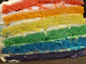 Receta UN ARCO IRIS PARA UNA AMIGA