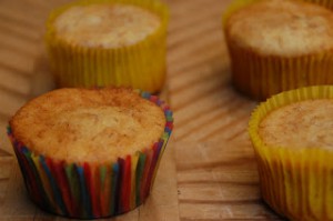 Receta Muffins de plátano