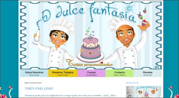 Página web D DULCE FANTASIA