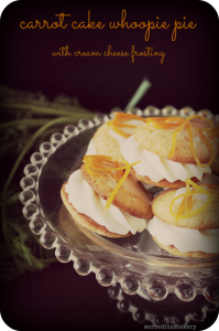 Receta Whoopies de zanahoria con frosting de crema de queso