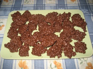 Receta Rocas de krispies