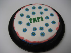 Receta Tarta para papi