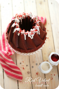 Receta Red velvet bundt cake