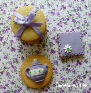 Receta En violeta y verde