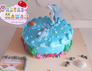 Receta Tarta delfines increible