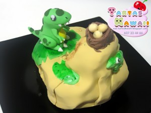 Receta Espectacular tarta de Dinosaurio