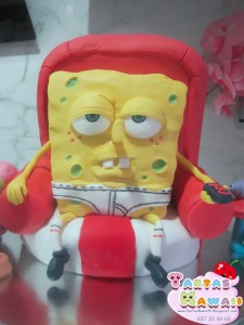 Receta ESPECTACULAR Tarta de Bob Esponja en 3D