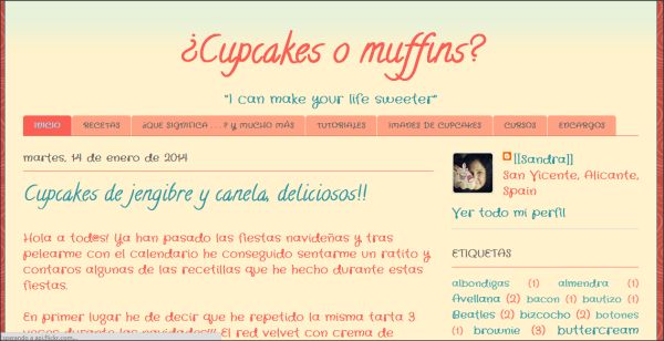 Página web ¿Cupcakes o muffins?