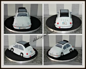 Receta COCHE TARTA DE BODA