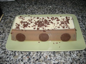 Receta Tarta dos chocolates