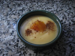 Receta Natillas a la naranja