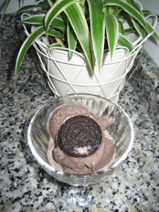 Receta Helado de oreos