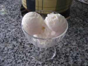 Receta Helado de mascarpone y limón