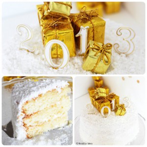 Receta Tarta de coco merengado «Happy New Year»