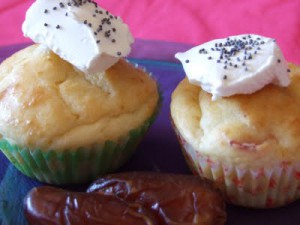 Receta LOS MUFFINS CON BEICON Y DÁTILES DE CRISTINA