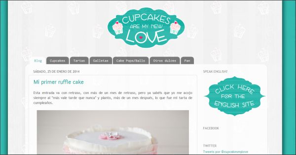 Página web Cupcakes are my new love