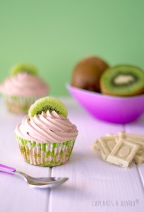 Receta Cupcakes de kiwi y chocolate blanco sin azúcar. Buscando el mejor cupcake sin azúcar del mundo…