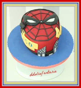 Receta TARTA SPIDERMAN PARA SUSO