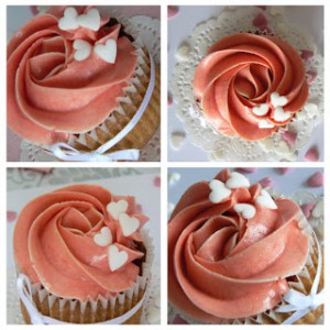 Receta Fresa Cupcakes