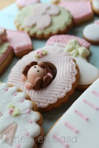 Receta Galletas de Bautizo y Baby Shower