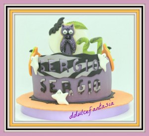 Receta TARTA HALLOWEEN PARA SERGIO