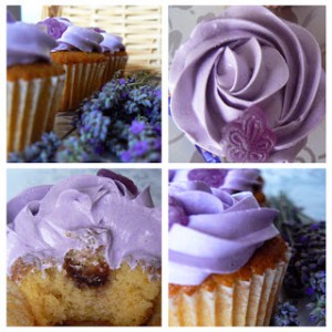 Receta Lavanda cupcakes